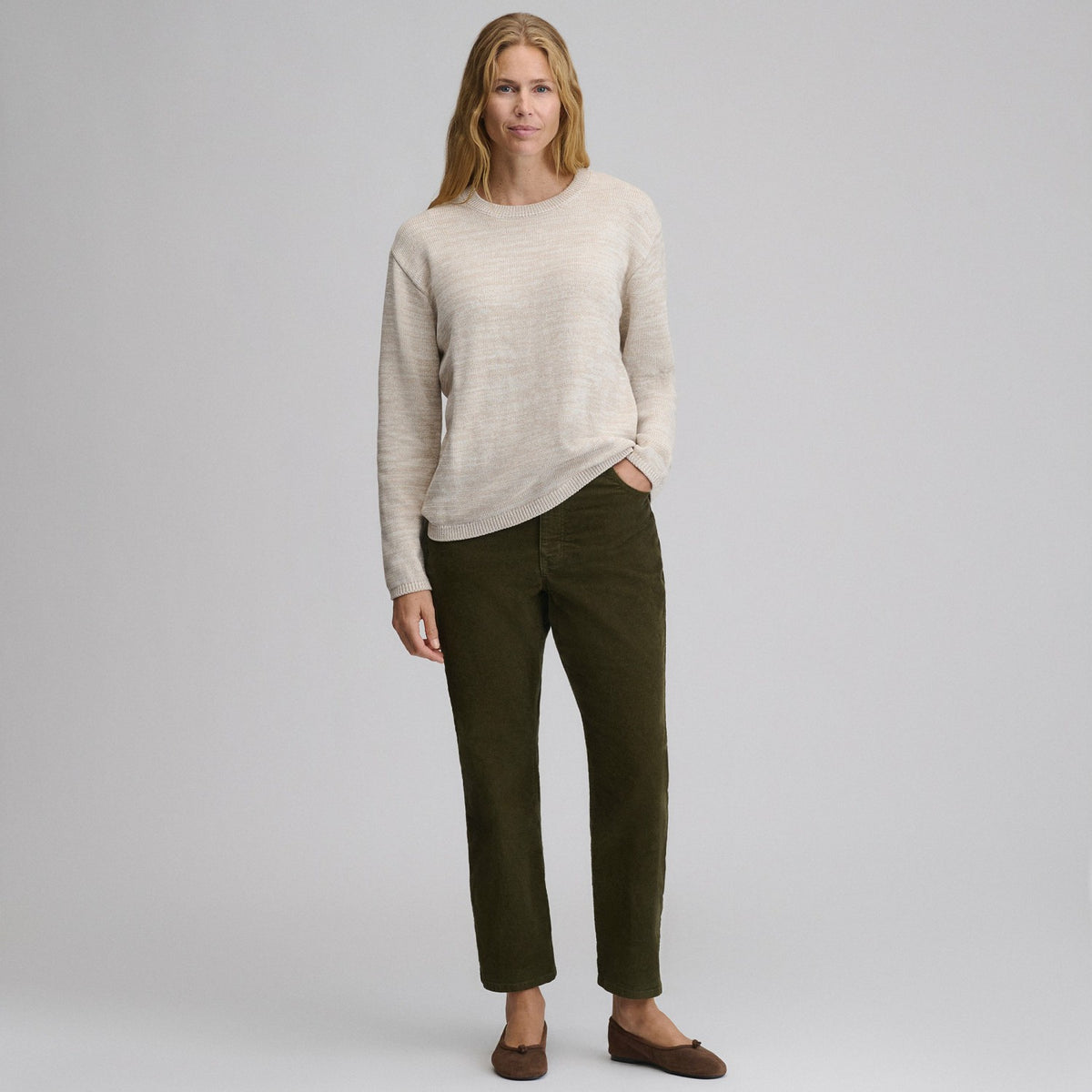 Eddie Bauer Women's Marl Crewneck Sweater