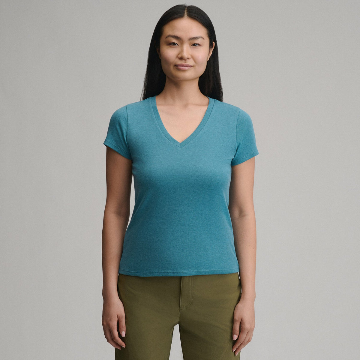 Eddie Bauer Women's Everyday SS V-Neck Tee