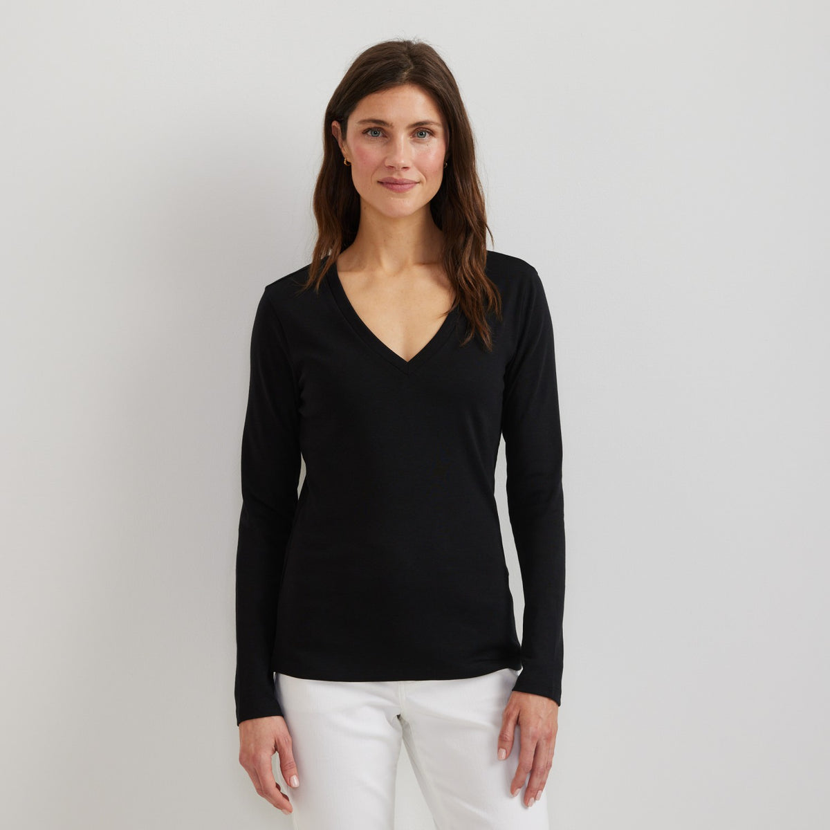 Eddie Bauer Women's Everyday LS V-Neck Tee