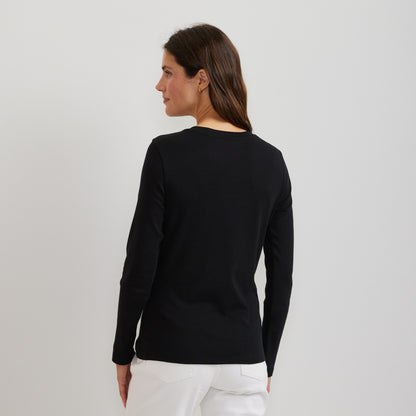 Eddie Bauer Women's Everyday LS V-Neck Tee