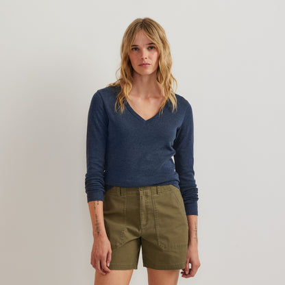 Eddie Bauer Women's Everyday LS V-Neck Tee