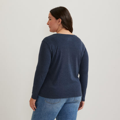 Eddie Bauer Women's Everyday LS V-Neck Tee