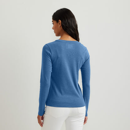 Eddie Bauer Women's Everyday LS V-Neck Tee