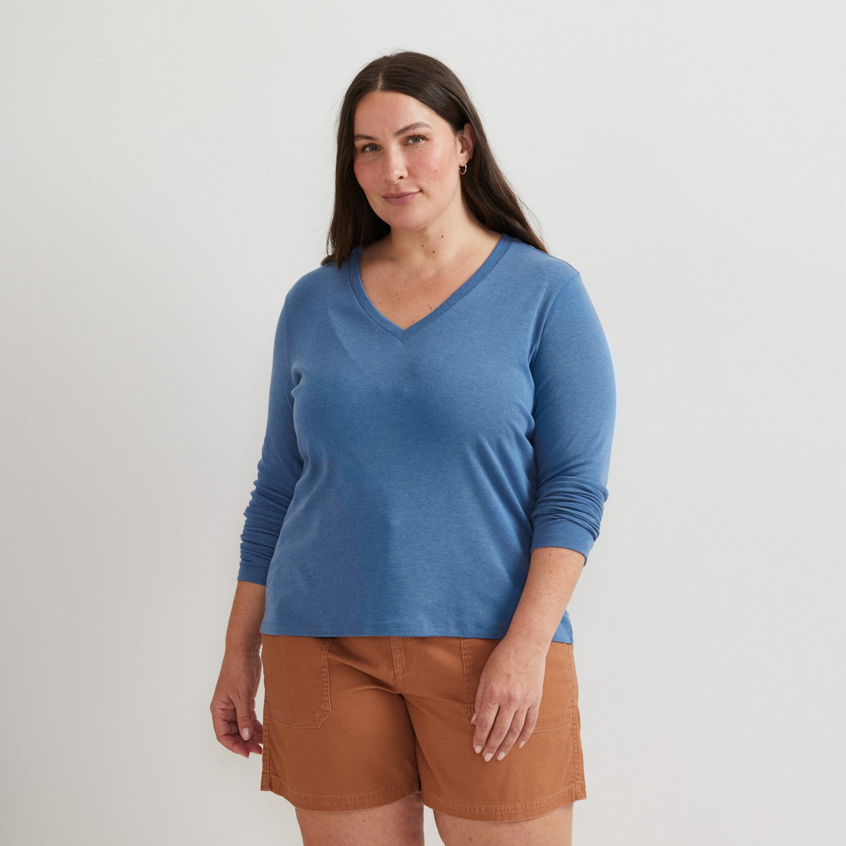 Eddie Bauer Women's Everyday LS V-Neck Tee