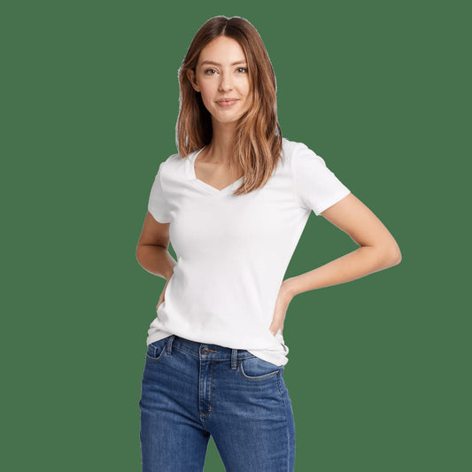 Eddie Bauer Women's SS Fav Vnk Tee