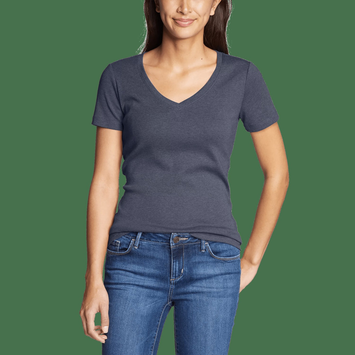 Eddie Bauer Women's SS Fav Vnk Tee