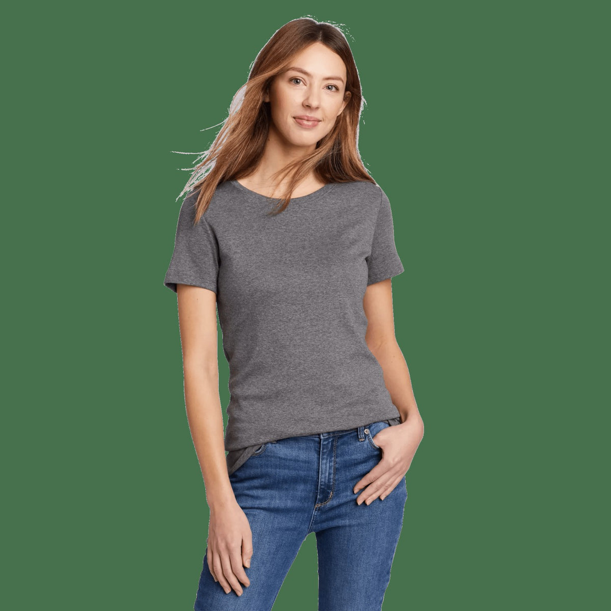 Eddie Bauer Women's SS Fav Crew Tee