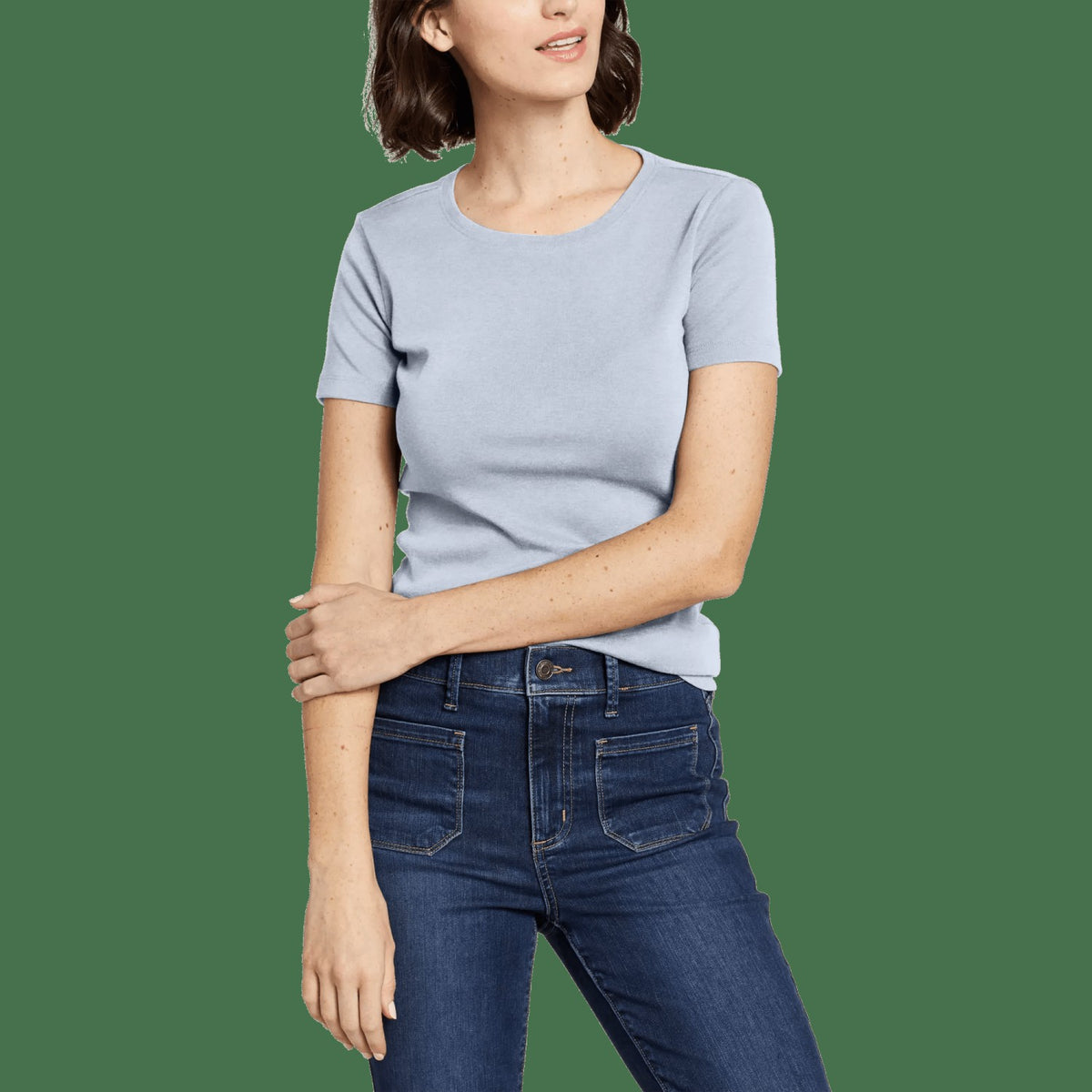 Eddie Bauer Women's SS Fav Crew Tee
