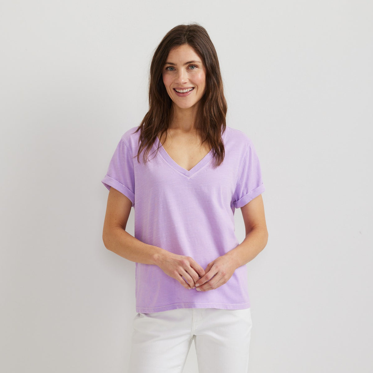 Eddie Bauer Women's Sunwashed Cotton SS Tee