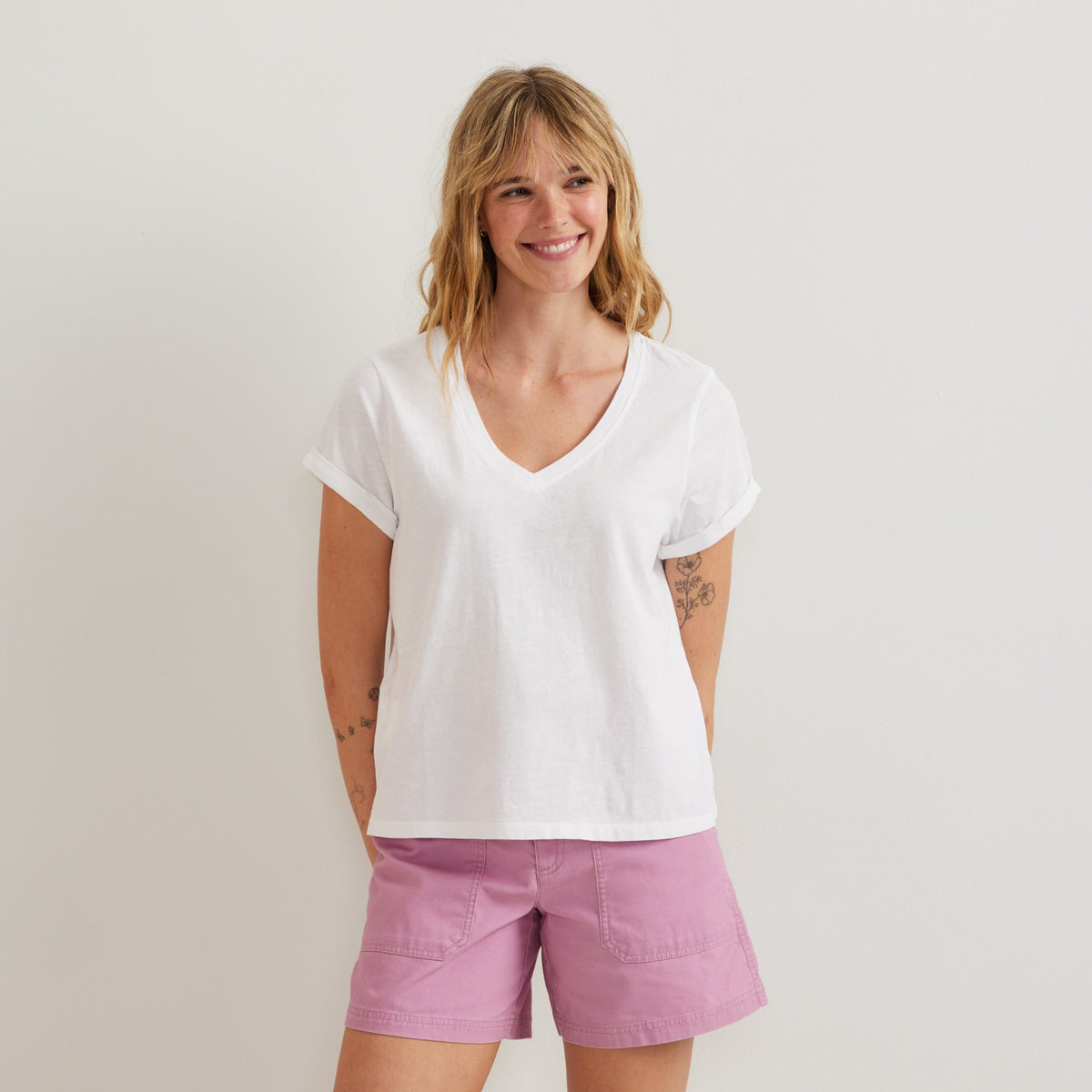 Eddie Bauer Women's Sunwashed Cotton SS Tee