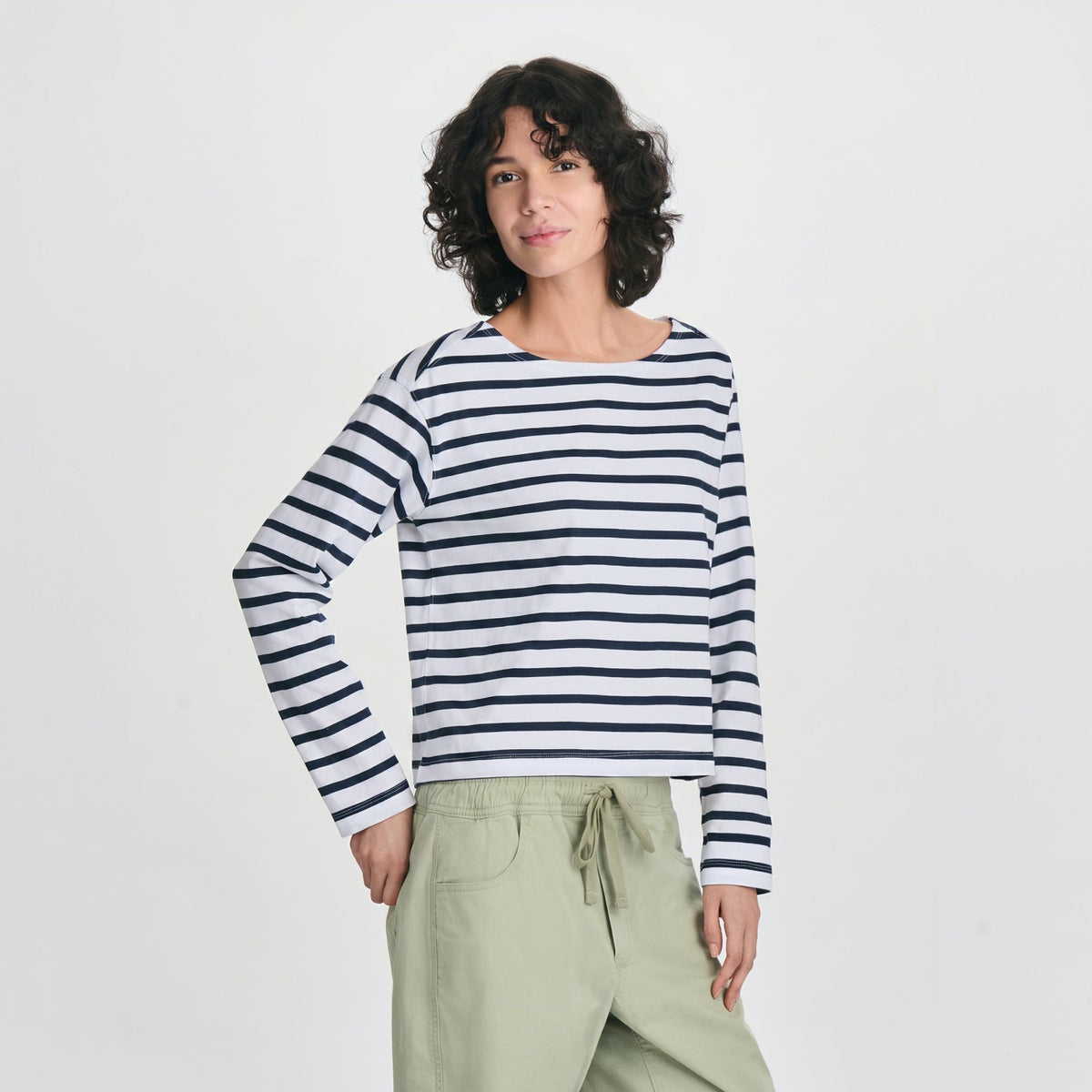 Eddie Bauer Women's Sailor Bateau LS