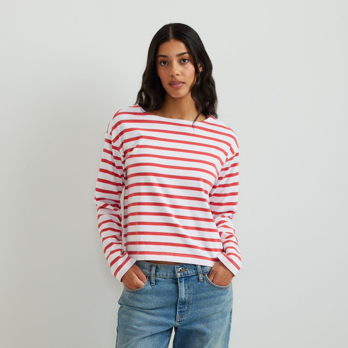 Eddie Bauer Women's Sailor Bateau LS