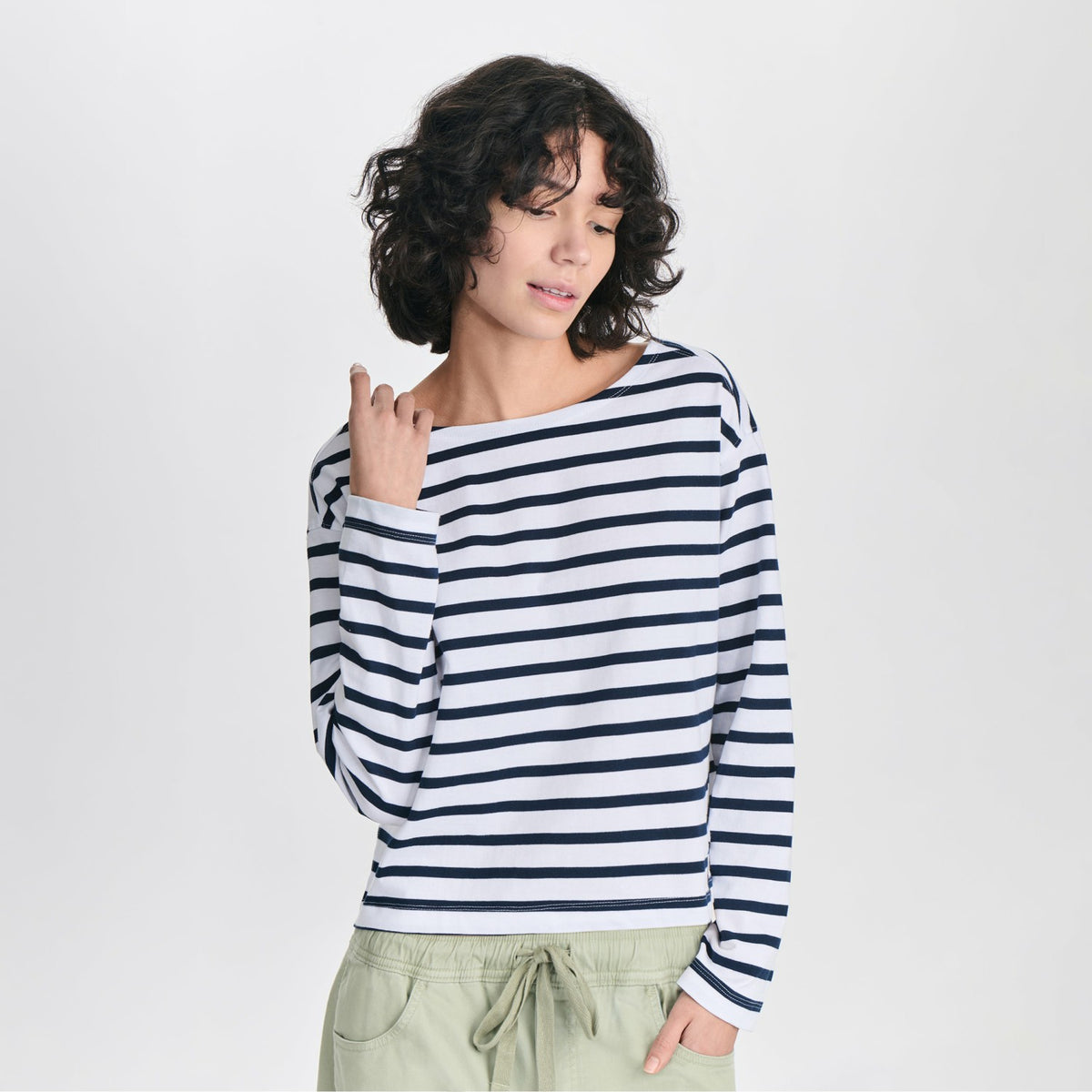 Eddie Bauer Women's Sailor Bateau LS