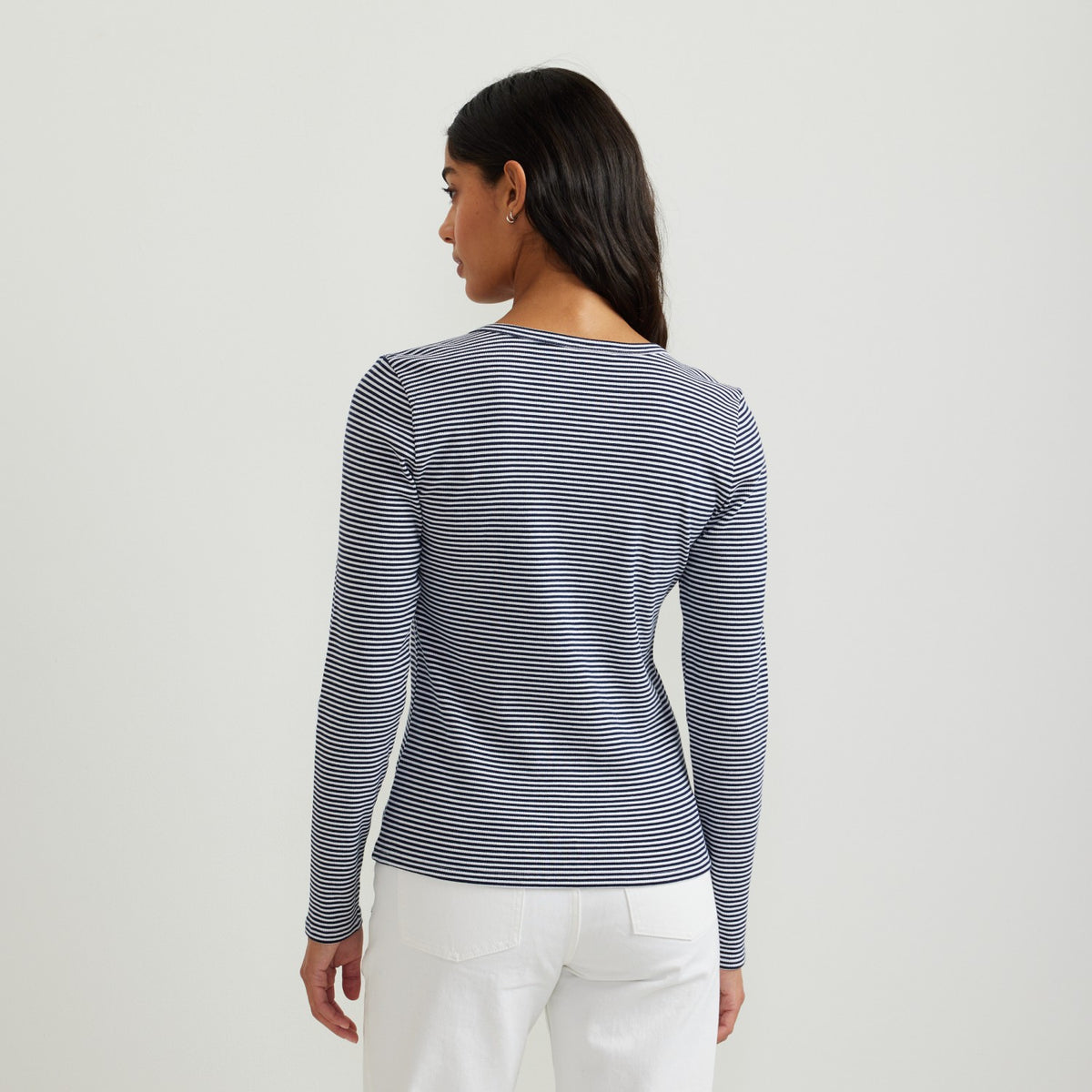 Eddie Bauer Women's LS Rib Henley