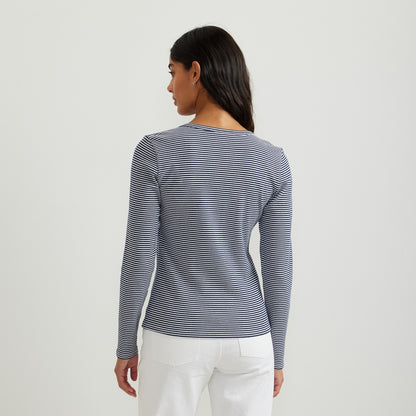 Eddie Bauer Women's LS Rib Henley