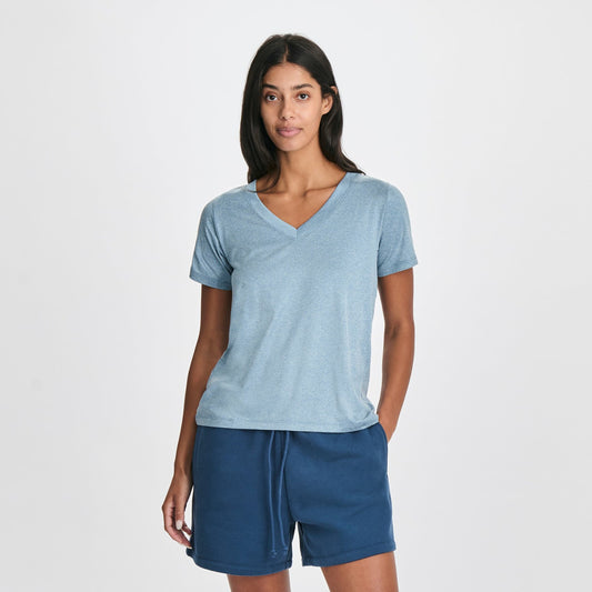 Eddie Bauer Women's Surreal Travel Vnk Tee