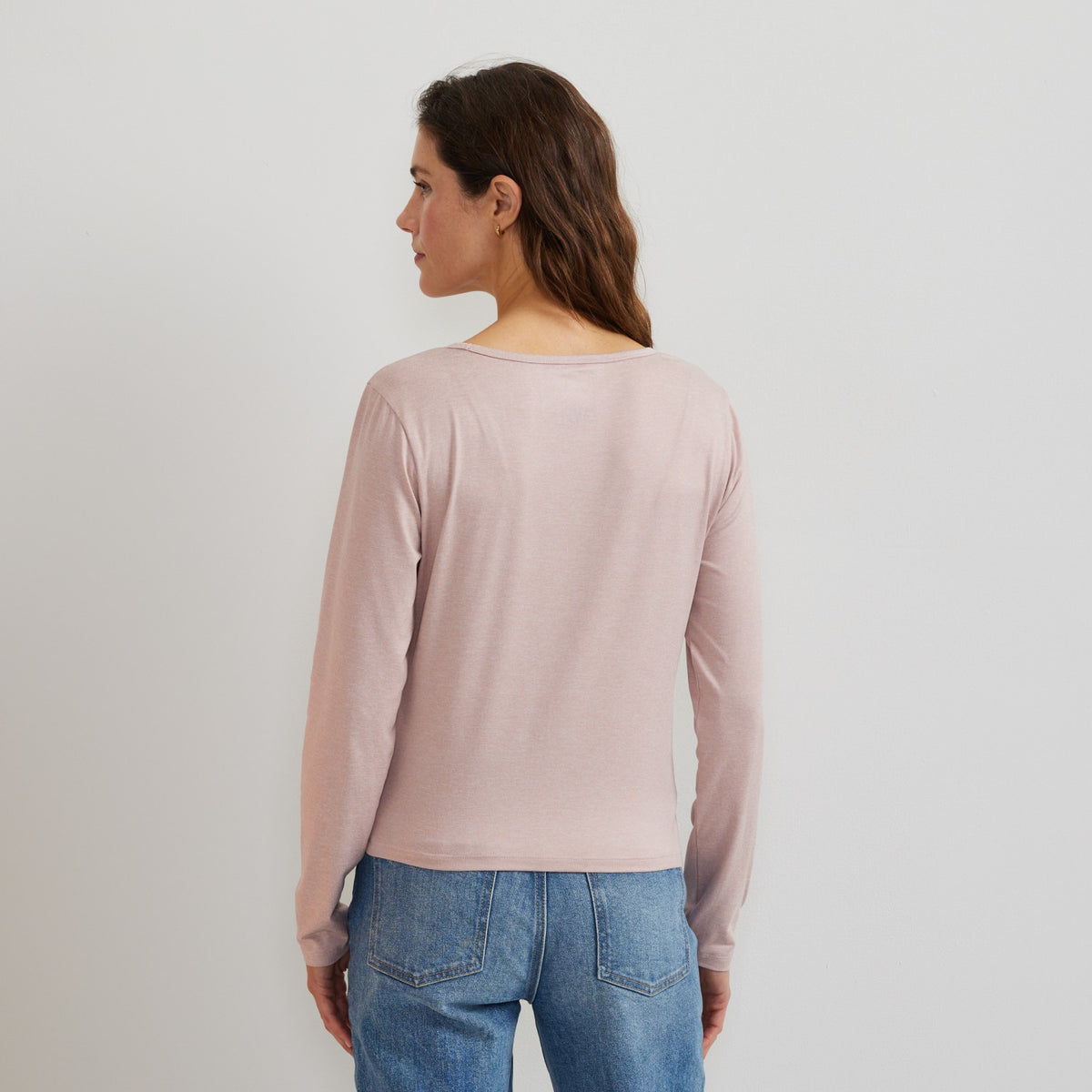 Eddie Bauer Women's Surreal Travel LS Women'sap Frt Tee