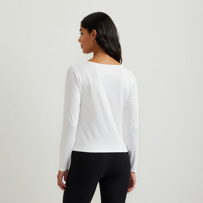 Eddie Bauer Women's Surreal Travel LS Women'sap Frt Tee