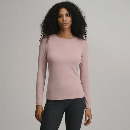 Eddie Bauer Women's LS Favorite Crew - Solid