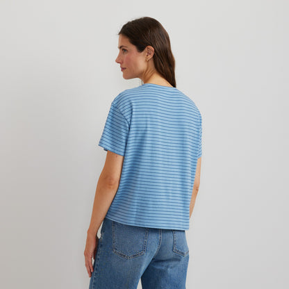 Eddie Bauer Women's Lightwave Stripe Short Sleeve T-Shirt