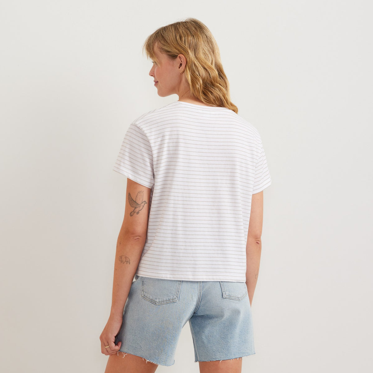 Eddie Bauer Women's Lightwave Stripe Short Sleeve T-Shirt