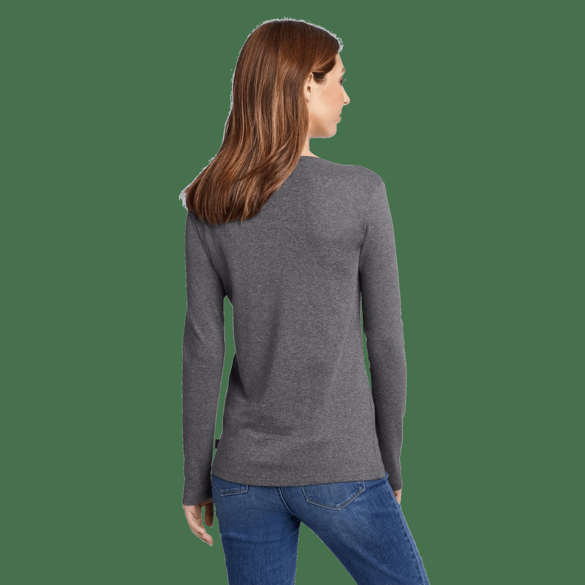 Eddie Bauer Women's LS Fav Vnk Tee