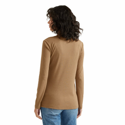 Eddie Bauer Women's LS Fav Vnk Tee