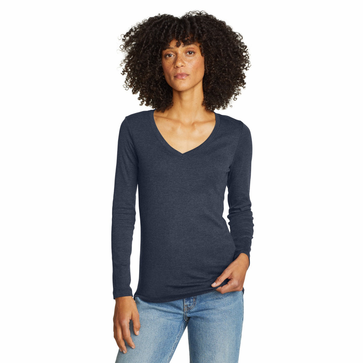 Eddie Bauer Women's LS Fav Vnk Tee