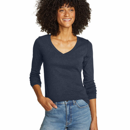 Eddie Bauer Women's LS Fav Vnk Tee