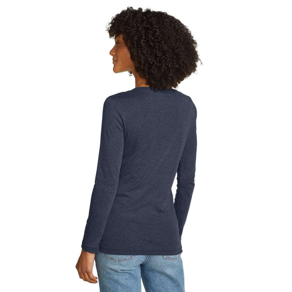 Eddie Bauer Women's LS Fav Vnk Tee