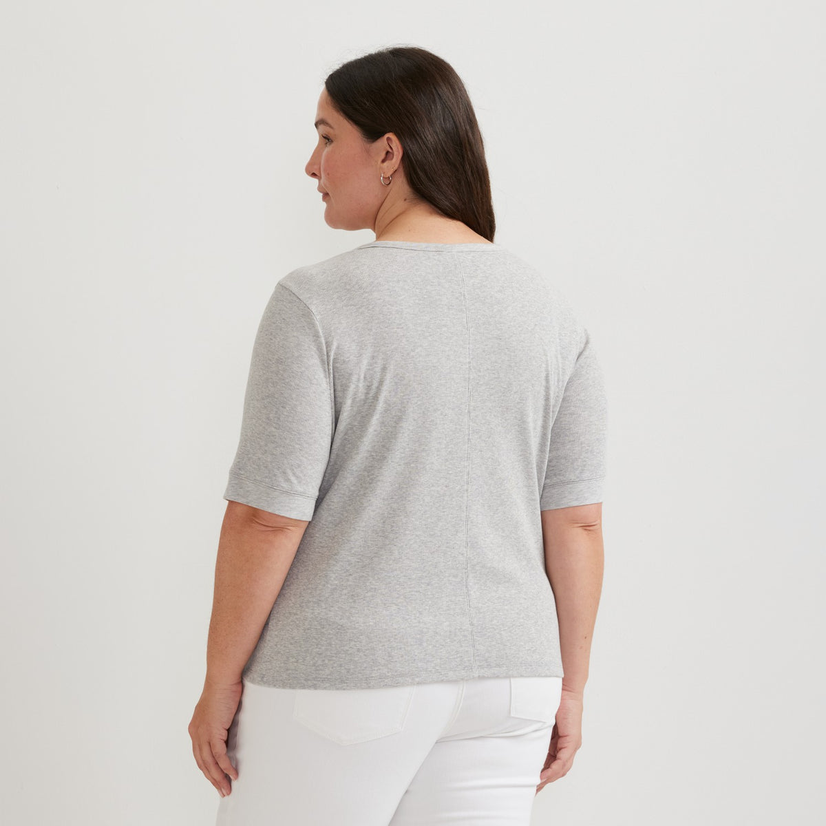Eddie Bauer Women's Softline Rib SS Henley
