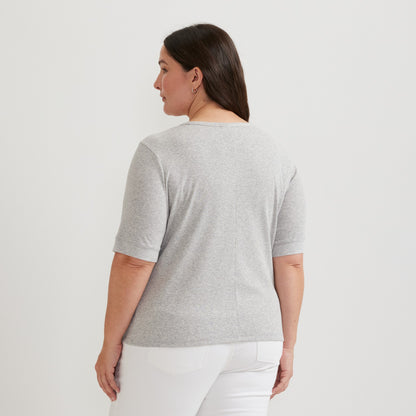 Eddie Bauer Women's Softline Rib SS Henley