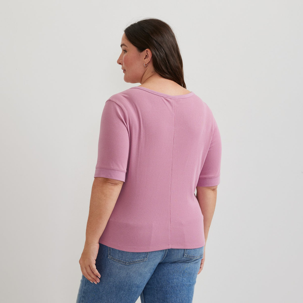 Eddie Bauer Women's Softline Rib SS Henley