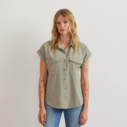 Eddie Bauer Women's Departure SS Button Down