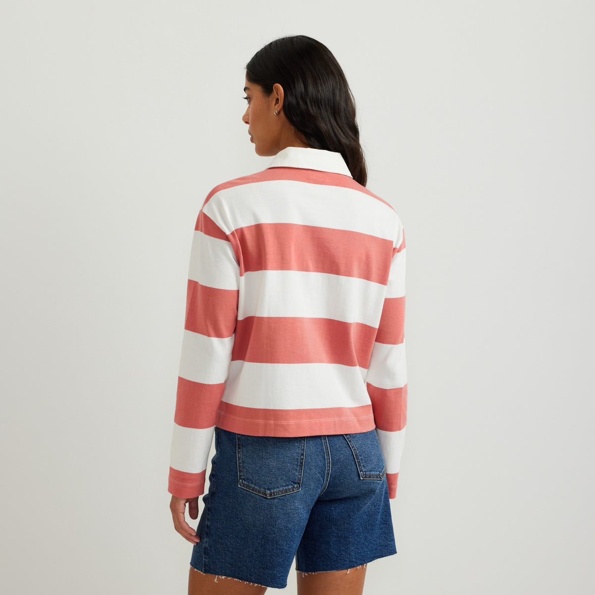 Eddie Bauer Women's LS Rugby Polo