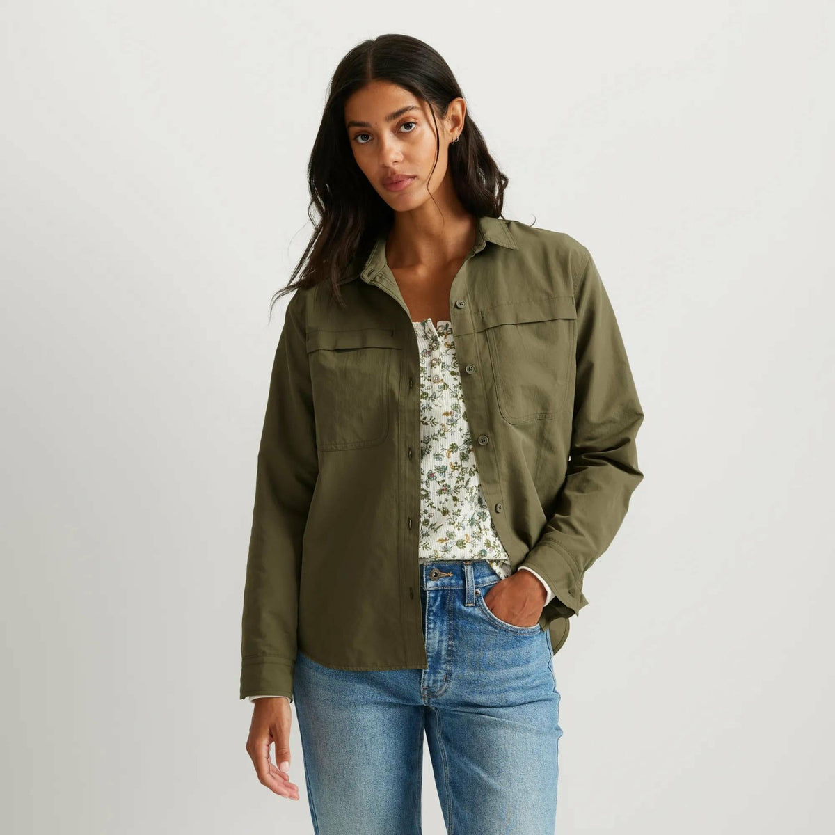 Eddie Bauer Women's Rainier Ripstop LS