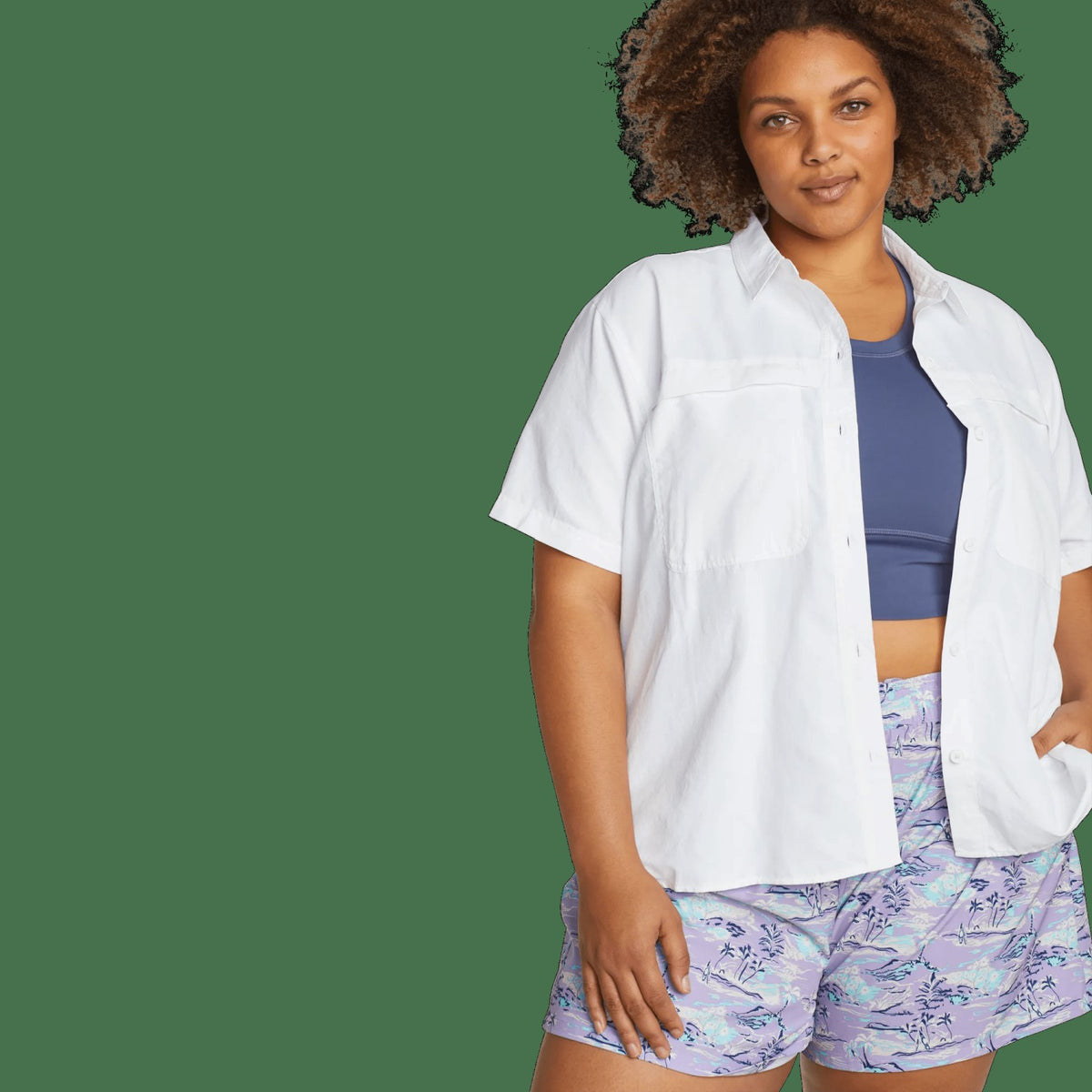 Eddie Bauer Women's Rainier Ripstop SS