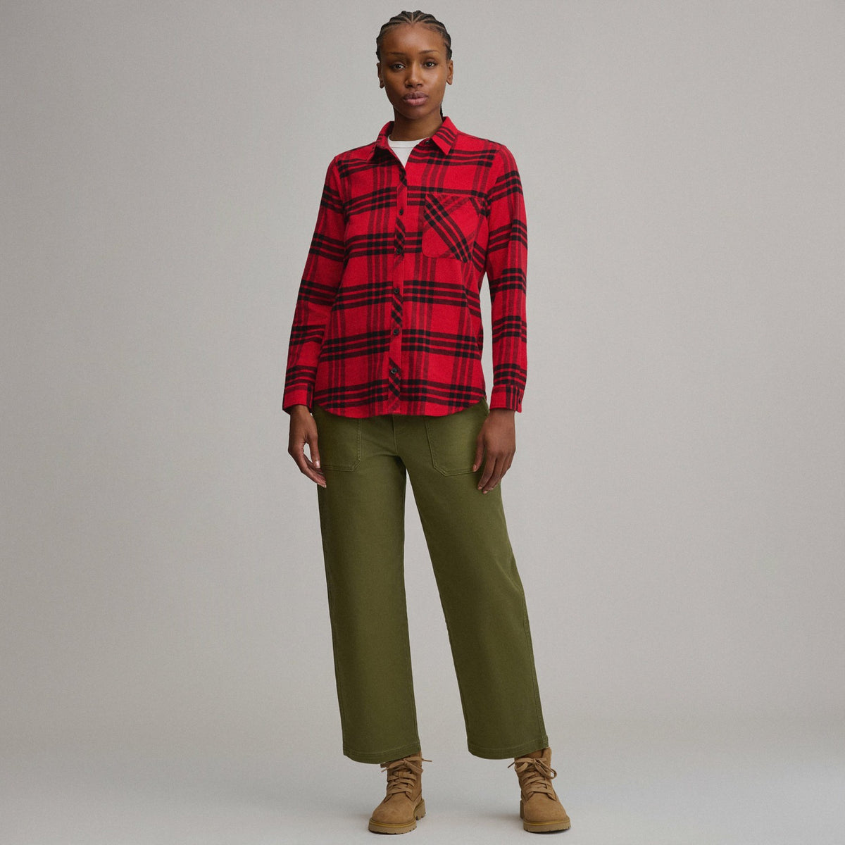 Eddie Bauer Women's Field Flex Flannel Shirt