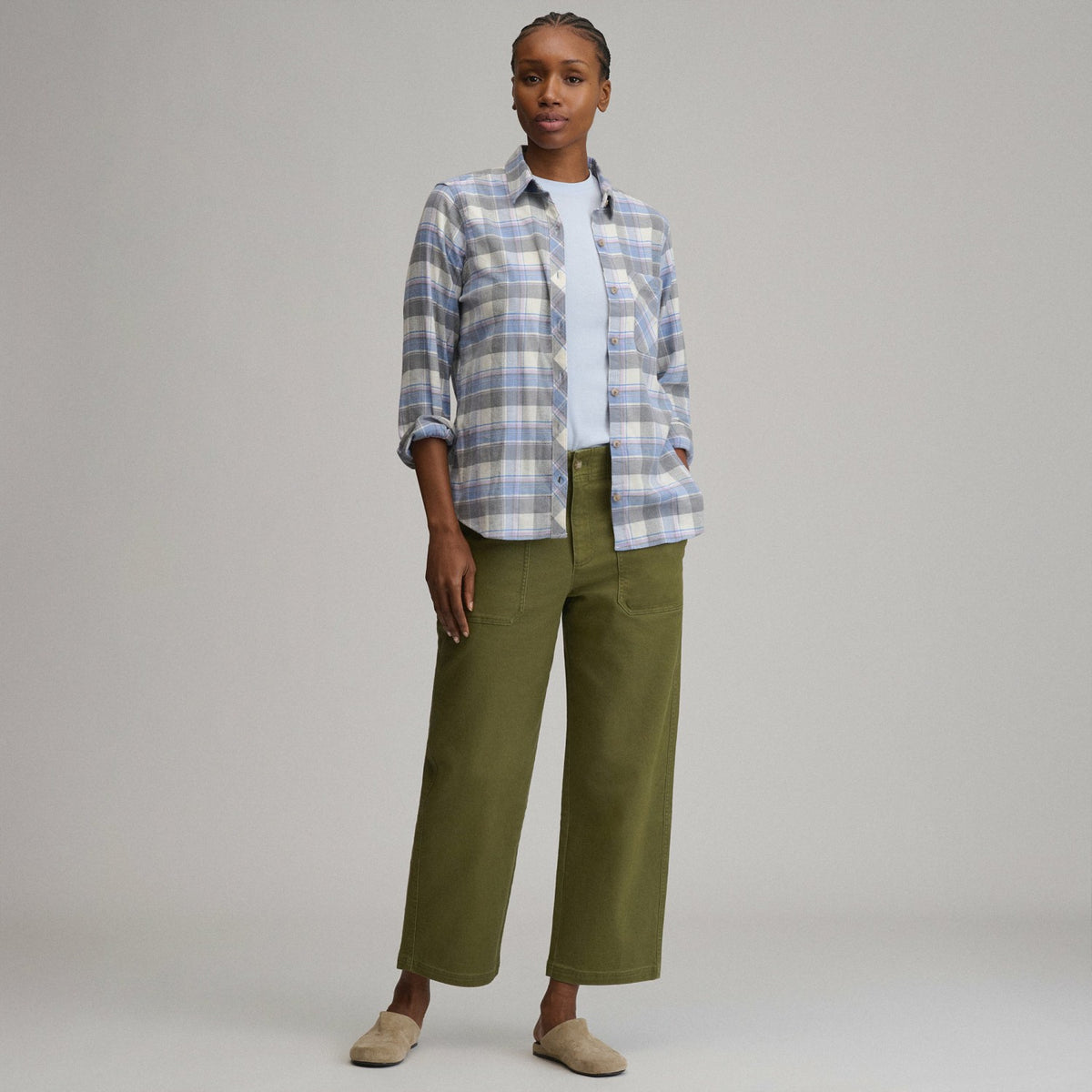 Eddie Bauer Women's Field Flex Flannel Shirt