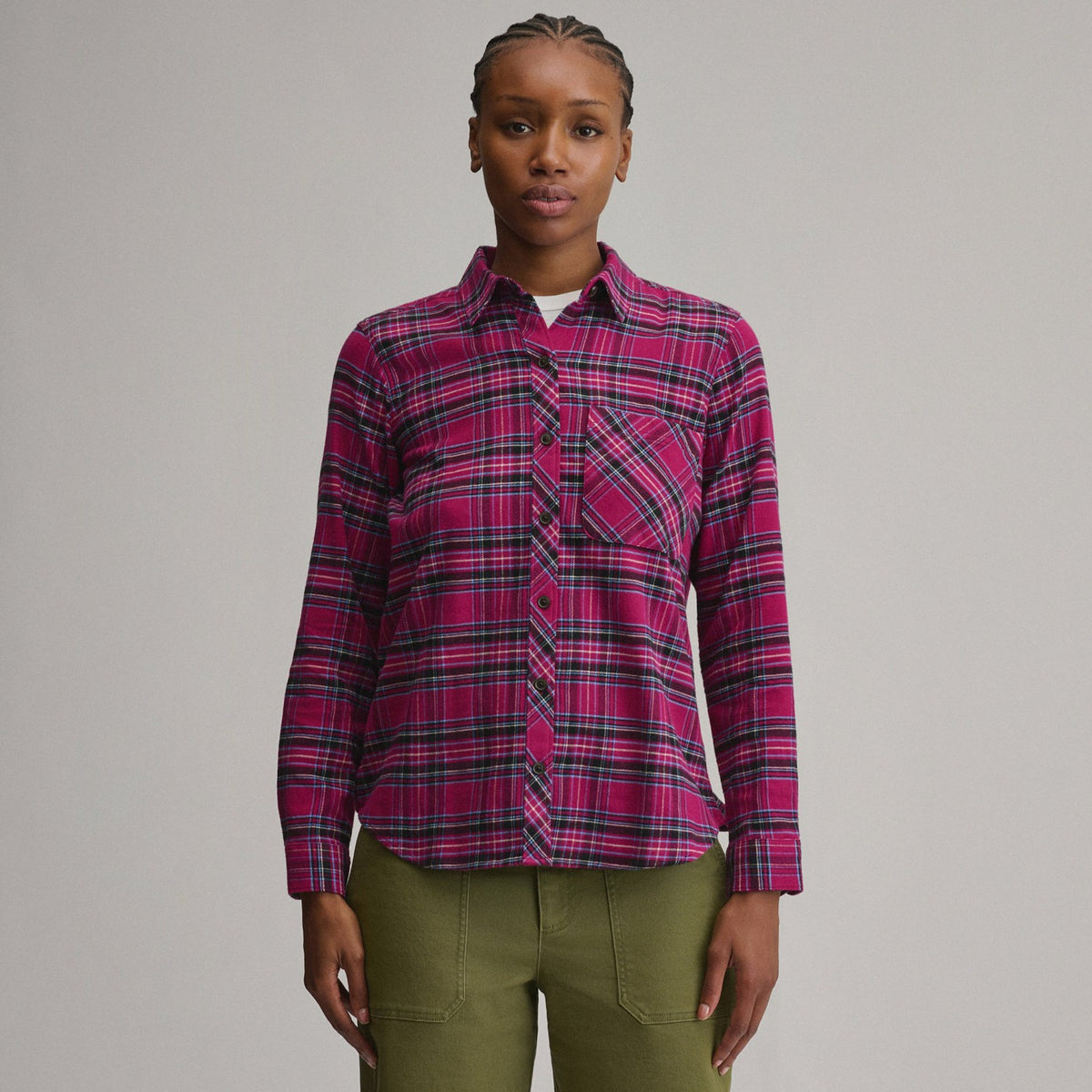Eddie Bauer Women's Field Flex Flannel Shirt