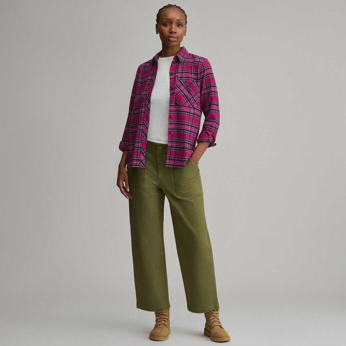 Eddie Bauer Women's Field Flex Flannel Shirt
