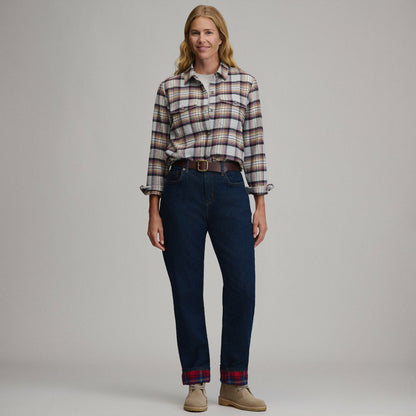 Eddie Bauer Women's Long-Sleeve Heritage Soft Classic Flannel Shirt