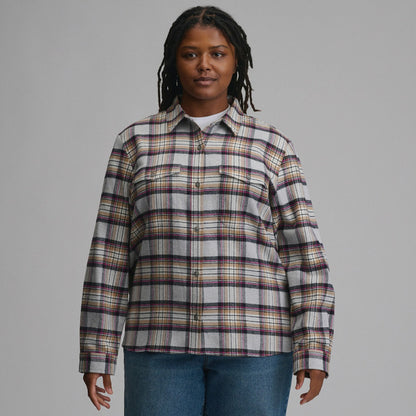 Eddie Bauer Women's Long-Sleeve Heritage Soft Classic Flannel Shirt
