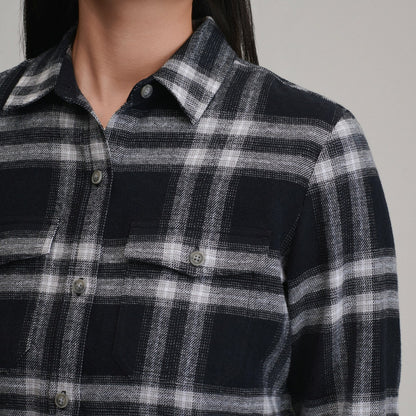 Eddie Bauer Women's Long-Sleeve Heritage Soft Classic Flannel Shirt