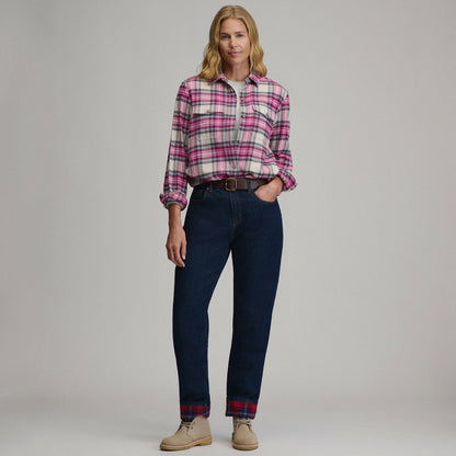 Eddie Bauer Women's Long-Sleeve Heritage Soft Classic Flannel Shirt