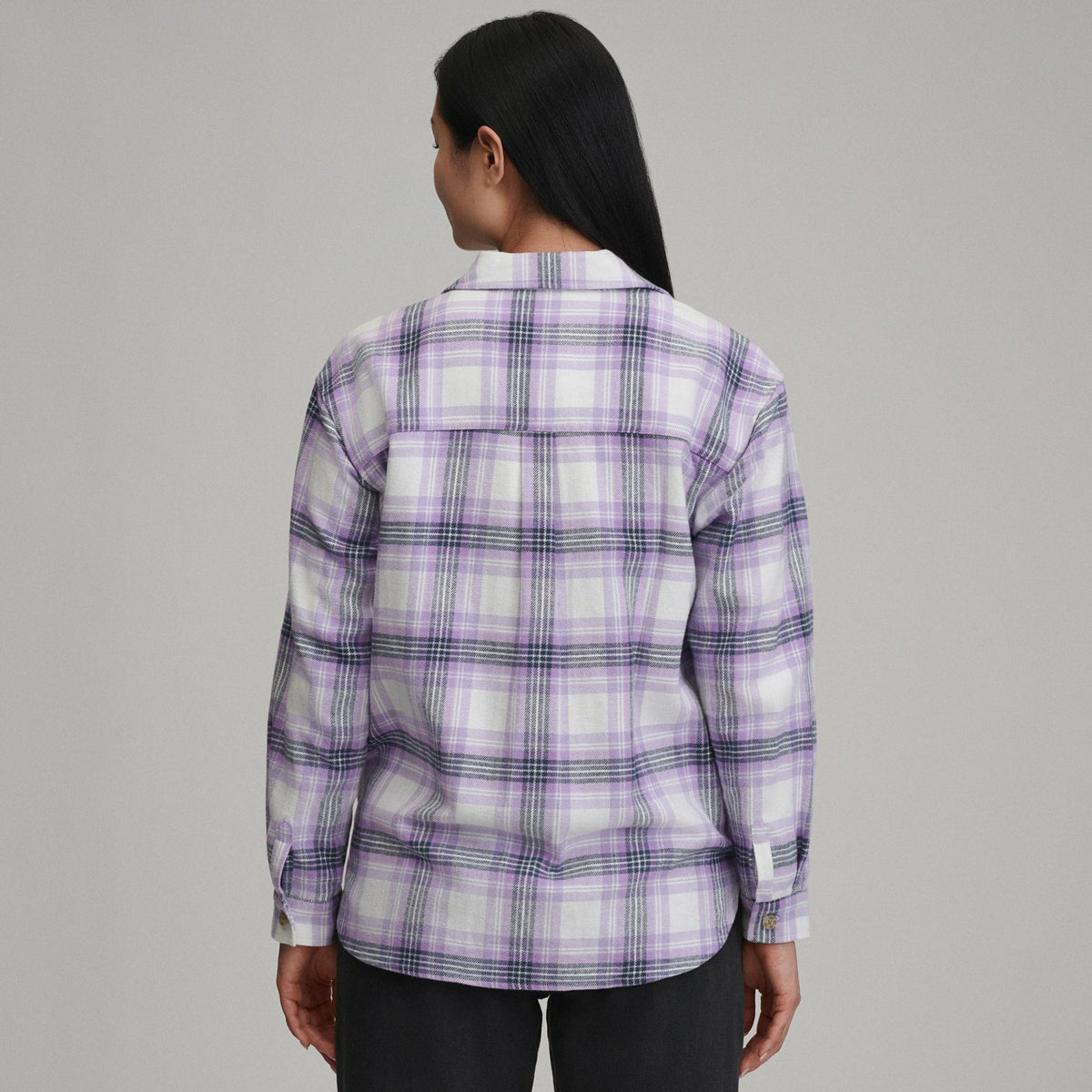 Eddie Bauer Women's Long-Sleeve Heritage Soft Boyfriend Flannel Shirt