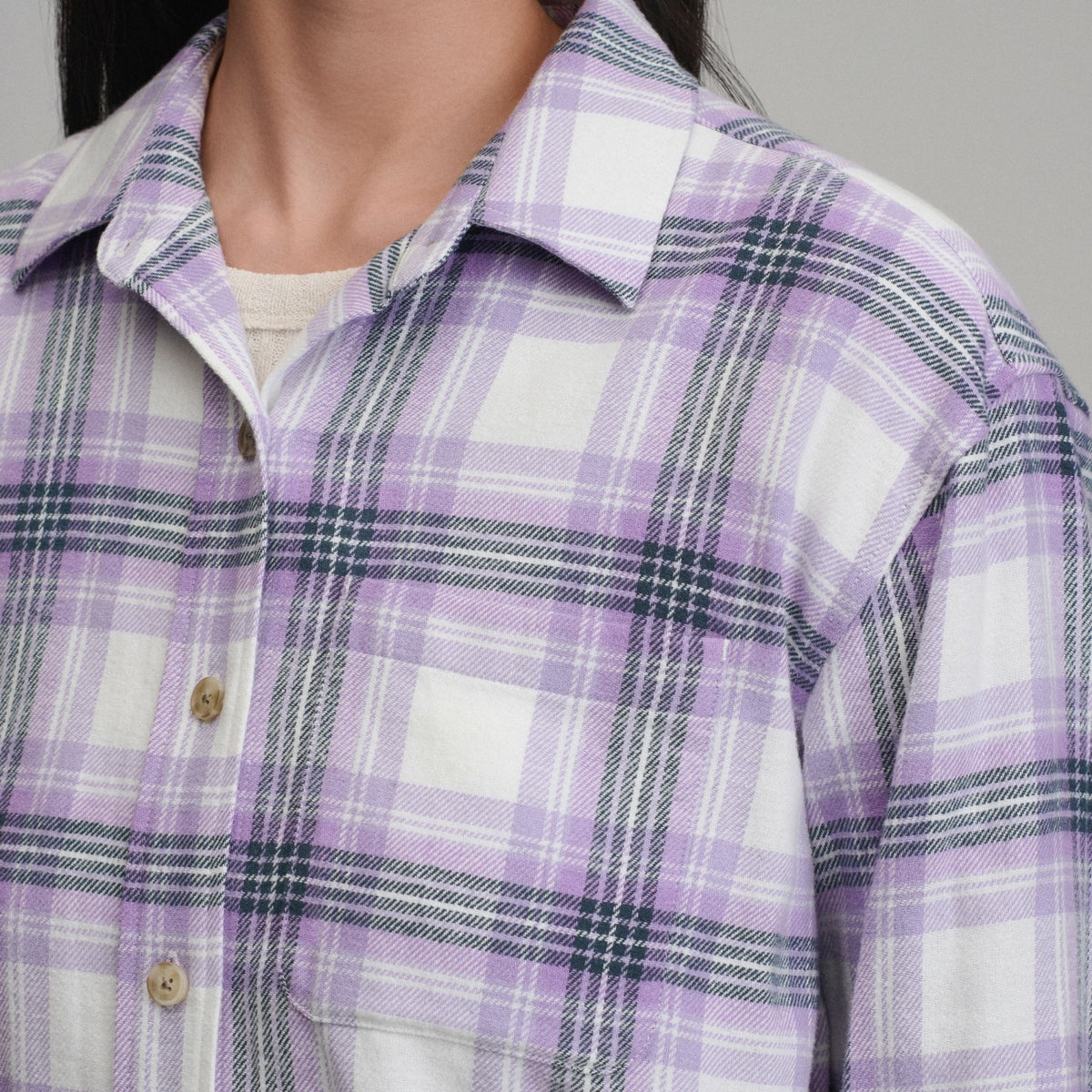 Eddie Bauer Women's Long-Sleeve Heritage Soft Boyfriend Flannel Shirt
