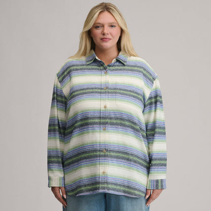 Eddie Bauer Women's Long-Sleeve Heritage Soft Boyfriend Flannel Shirt