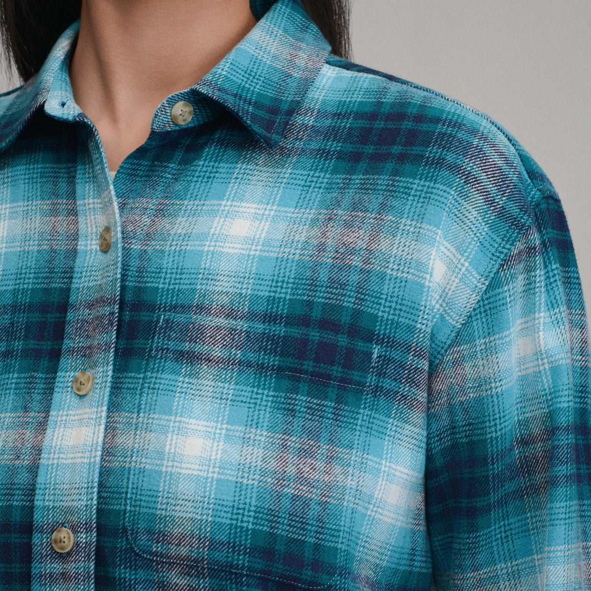 Eddie Bauer Women's Long-Sleeve Heritage Soft Boyfriend Flannel Shirt