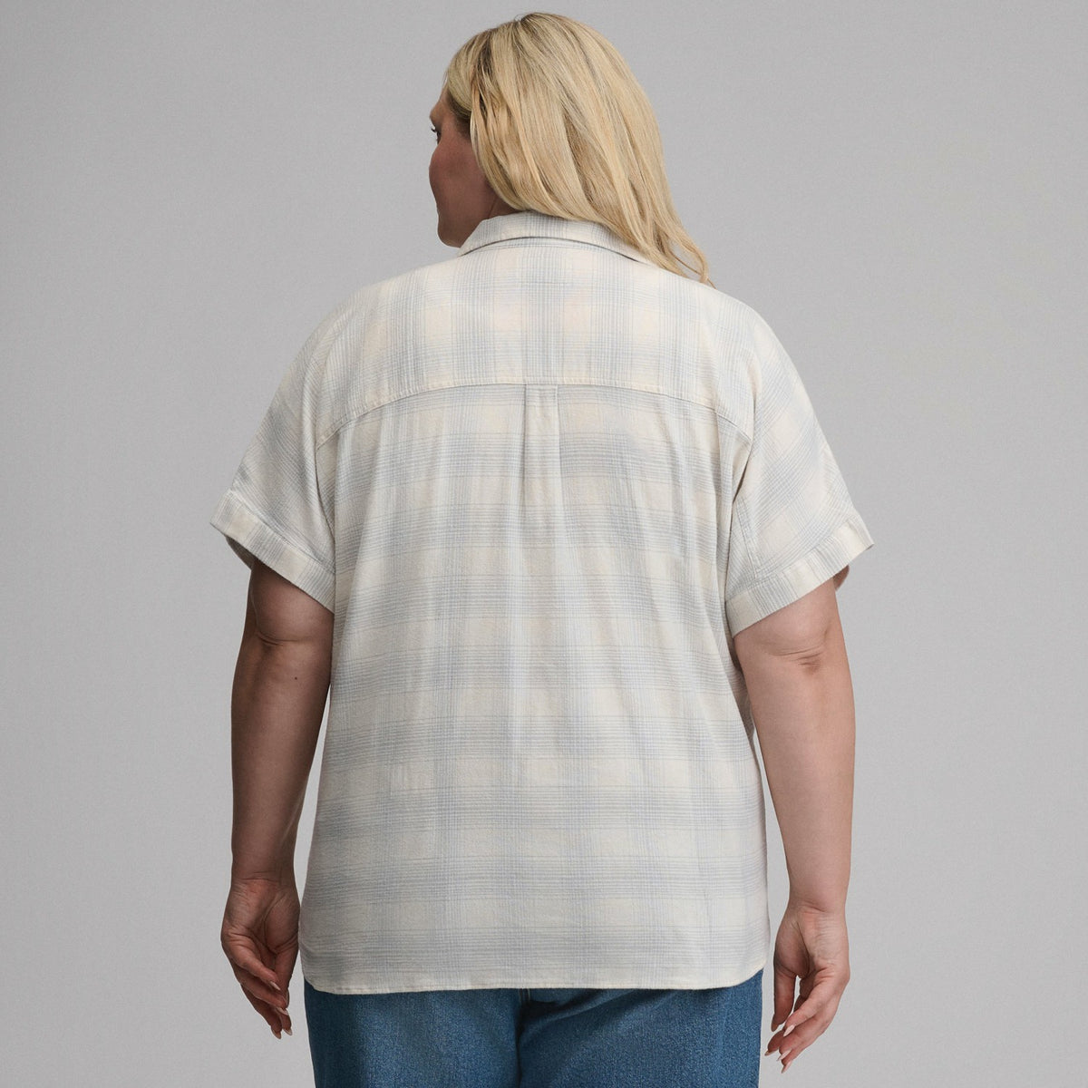 Eddie Bauer Women's W Field Flex Flannel Short-Sleeve Shirt